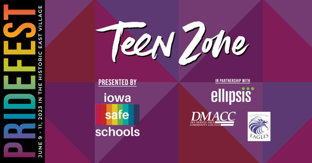 PrideFest Teen Zone, June 9 - 11, 2023 in the historic east village